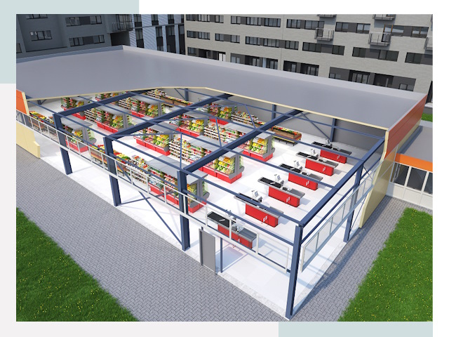 Строительство магазинов в Гай от 610 руб. за м²