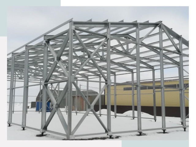 Каркасные ангары в Гае
