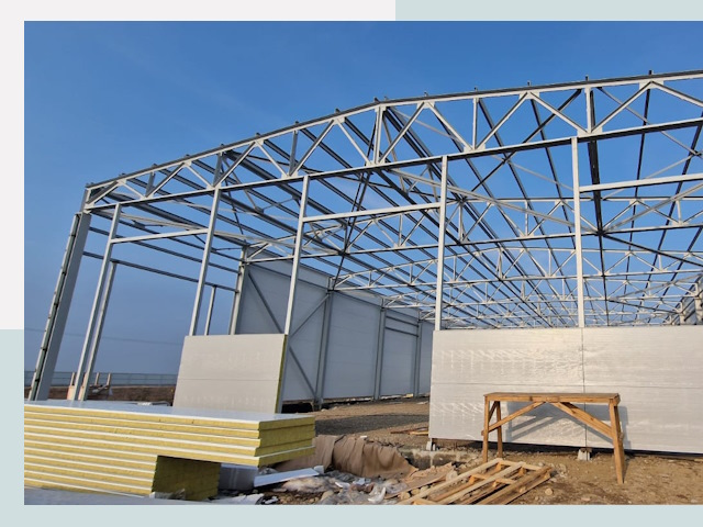 Утепленные ангары в Гай от 610 руб. за м²