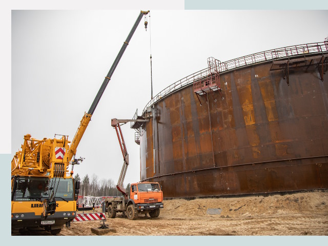 Монтаж резервуаров в Гае от 610 руб. за м³