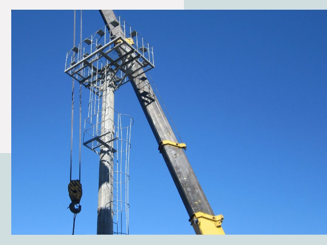 Монтаж осветительных мачт в Гай от 610 руб.