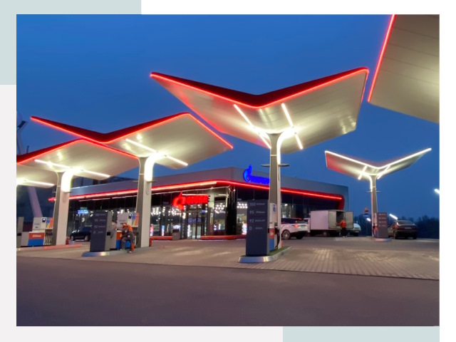 Навесы для АЗС в Гае