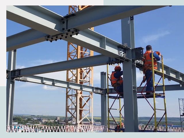 Монтаж металлоконструкций в Гае