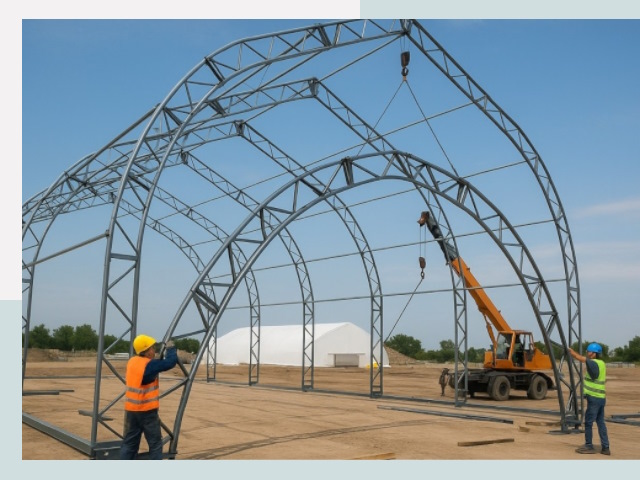 Монтаж ангаров в Гае от 610 руб. - Надежно и быстро