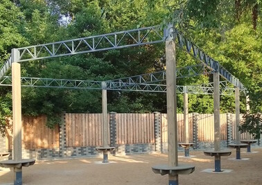 Терраса из металлоконструкций под ключ, проектирование, изготовление и монтаж от СтальСтрой-Гай